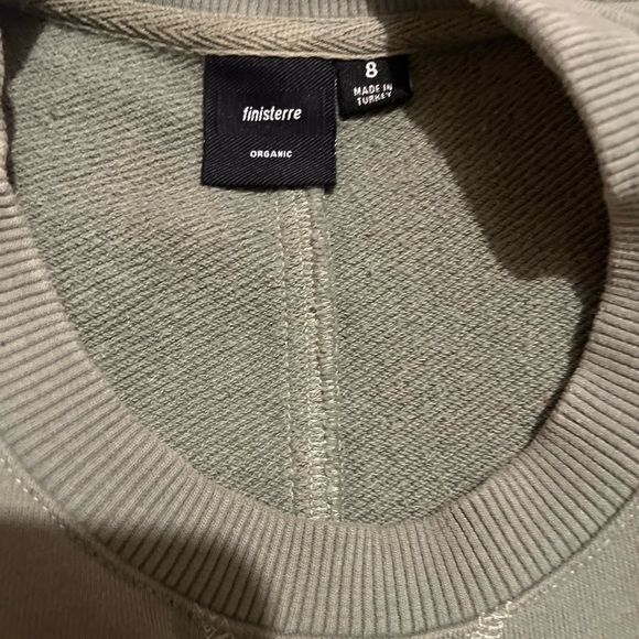 Finisterre Pinafore Enkus Sweat Dress Seaspray Green Size 8 ( fit up to 12 - Picture 8 of 8